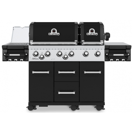 Broil King Imperial™ 690er IR, 2022er Modell, mit Infrarot Seitenbrenner, Schwarz